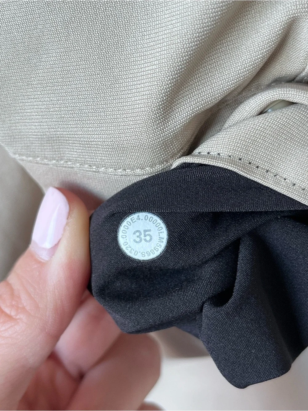 Lululemon Commission Classic Chino Pants Warpstreme Men’s 35x32” Khaki Trench